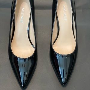 Black Patent Leather Heel